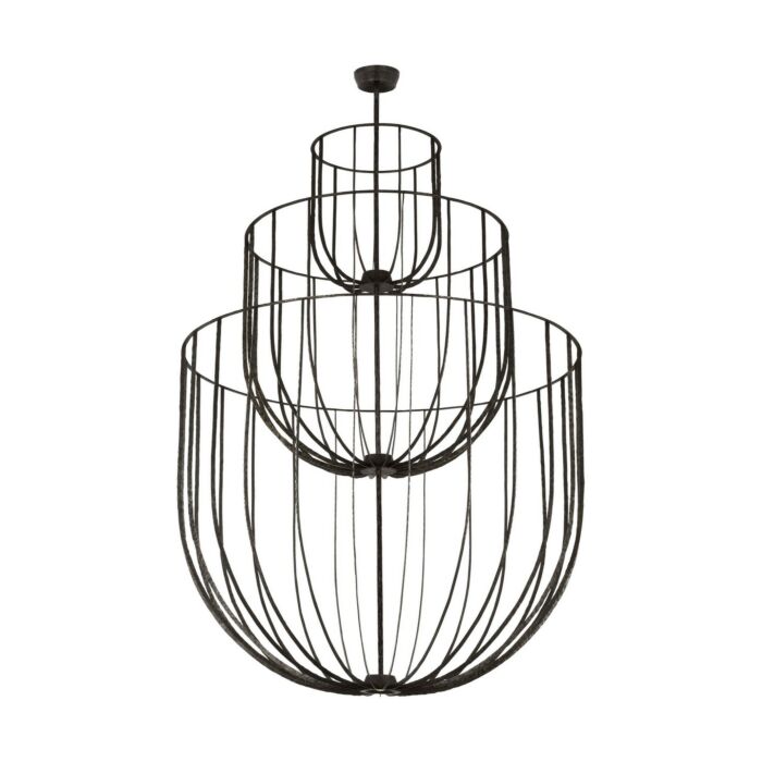 Sanchi 4-Light LED Chandelier in Aged Iron