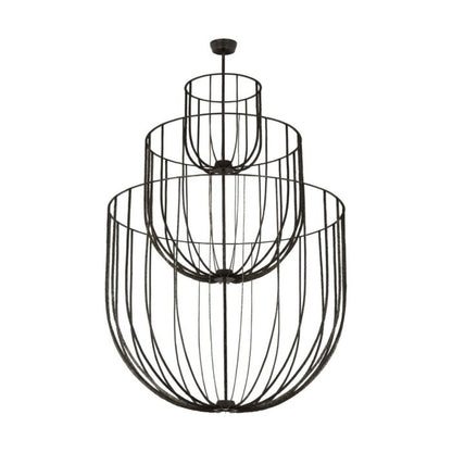 Sanchi 4-Light LED Chandelier in Aged Iron