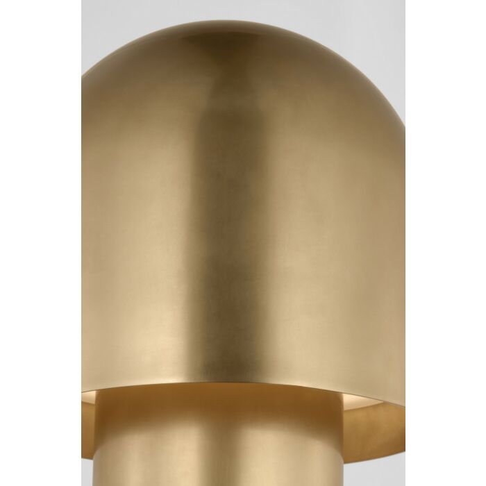 Kennett 1-Light LED Table Lamp in Natural Brass