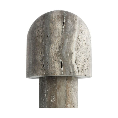 Kennett 1-Light LED Table Lamp in Dark Travertine