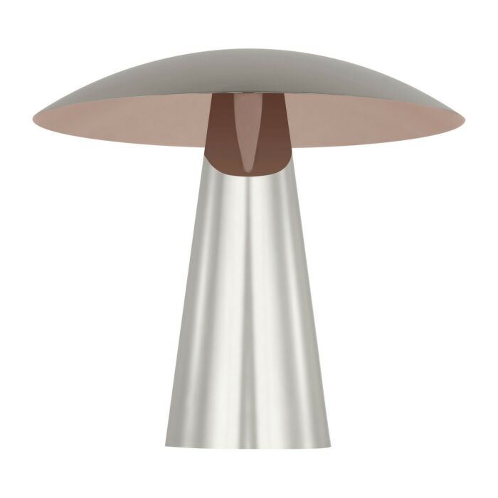 Aegis 1-Light LED Table Lamp in Polished Nickel