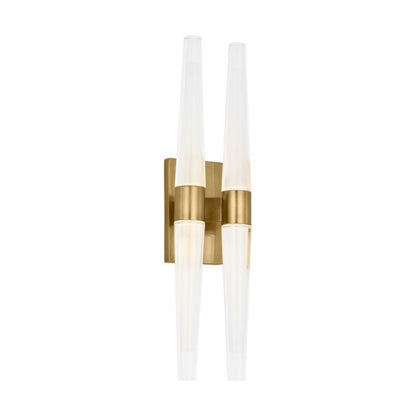 Lassell 4-Light LED Wall Sconce in Natural Brass