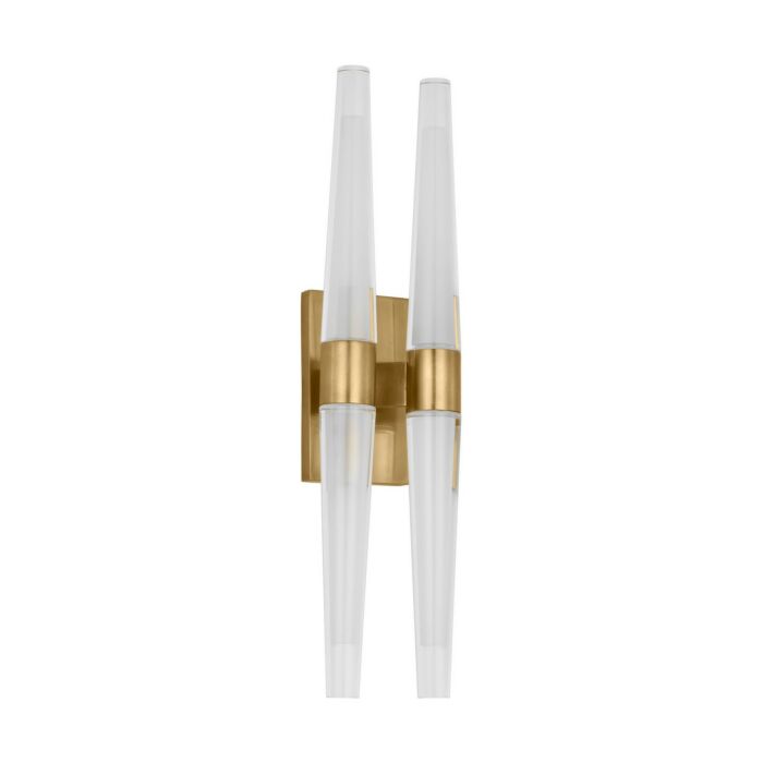 Lassell 4-Light LED Wall Sconce in Natural Brass