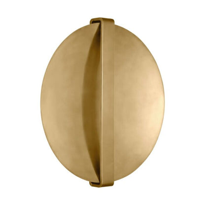 Cymbal 1-Light LED Wall Sconce in Natural Brass