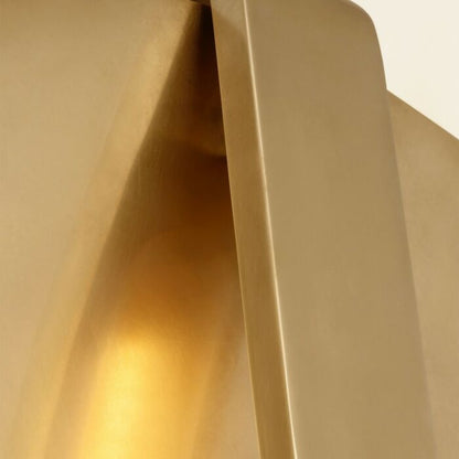 Cymbal 1-Light LED Wall Sconce in Natural Brass