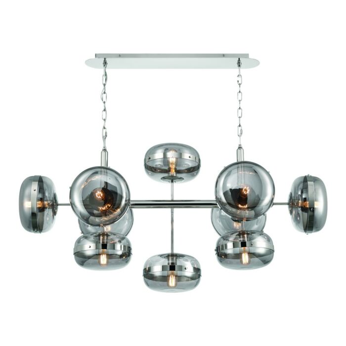 Nottingham 10-Light Chandelier in Nickel