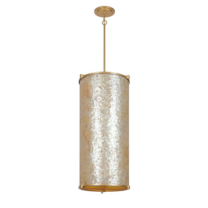 Sommers Bend 6-Light Foyer Pendant in Fawn Gold