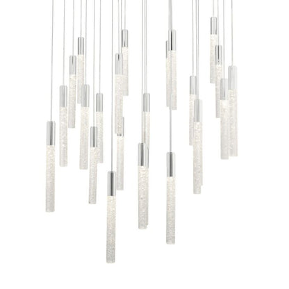 Magic 25-Light LED Pendant in Polished Nickel