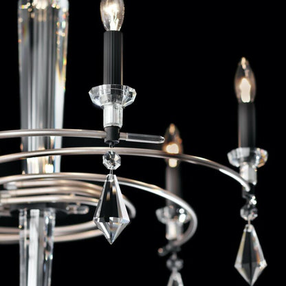 Tempest 6-Light Chandelier in Soft Silver