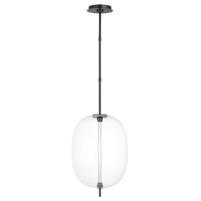 Heian 1-Light LED Pendant in Bronze