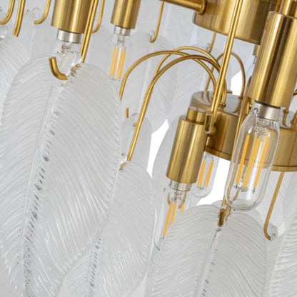 Alessia 24-Light 2Chandelier in Brushed Brass