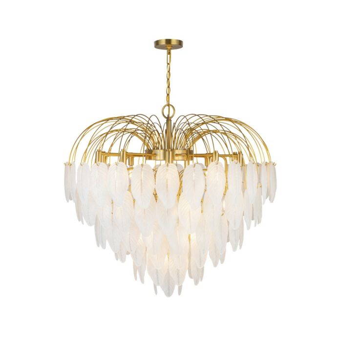 Alessia 24-Light 2Chandelier in Brushed Brass