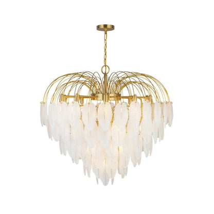 Alessia 24-Light 2Chandelier in Brushed Brass