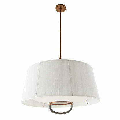 Middlebury 6-Light Pendant in Graphite with Graphite/Heritage Brass