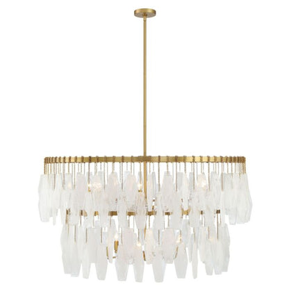 Willow 14-Light 1Pendant in Legacy Brass