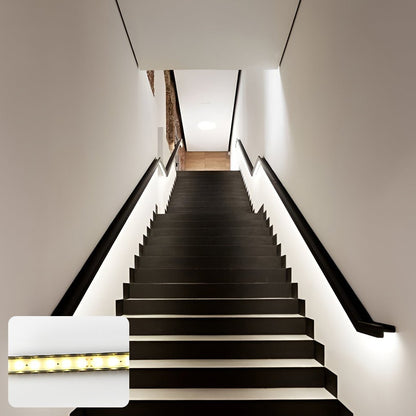 IP68 Waterproof LED Strip Step Stair Under Tread Lighting Outdoor Decorative Guardrails Lights