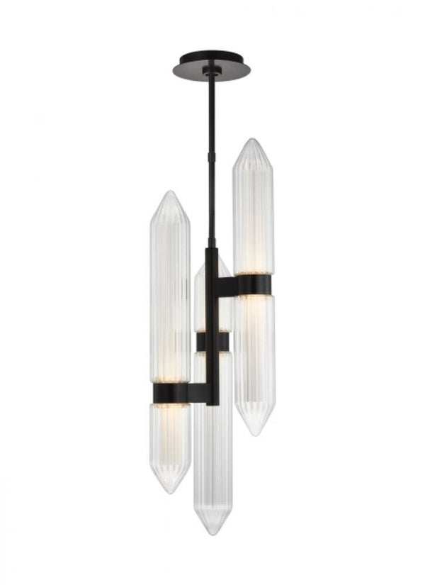 Ceiling Pendant, 1-Light, LED, Plated Dark Bronze, 33.5"H (700TDLGSN10PZ-LED927 70PKD8Z)