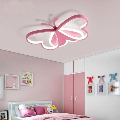 Creative Butterflies Shaped LED Modern Ceiling Lights Flush Mount Lighting