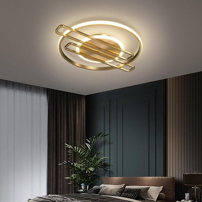 Circular Linear LED Flush Mount Ceiling Light LED Light