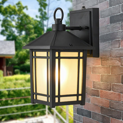 LED Outdoor Induction Exterior Wall Light Waterproof Wall Light with Light Sensing