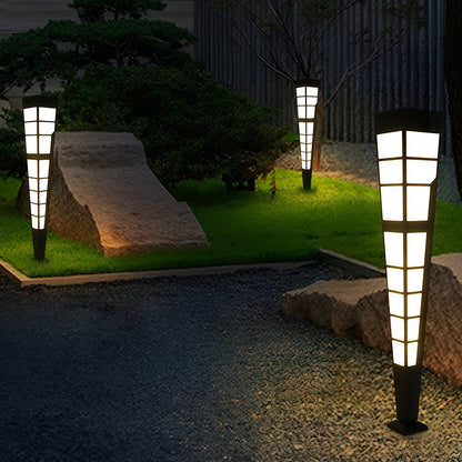 LED Outdoor Post Lights Garden Lights Outside Lights Geometric Shaped  Patio Lights