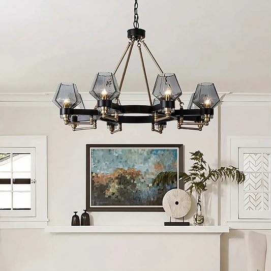 Retro American Pendant Chandelier Light Fixture