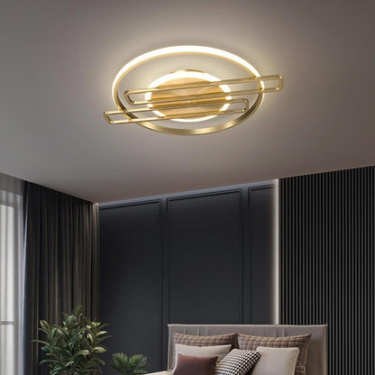 Circular Linear LED Flush Mount Ceiling Light LED Light