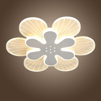 Novelty Stylish Flower LED Flush Mount Ceiling Light for Bedroom