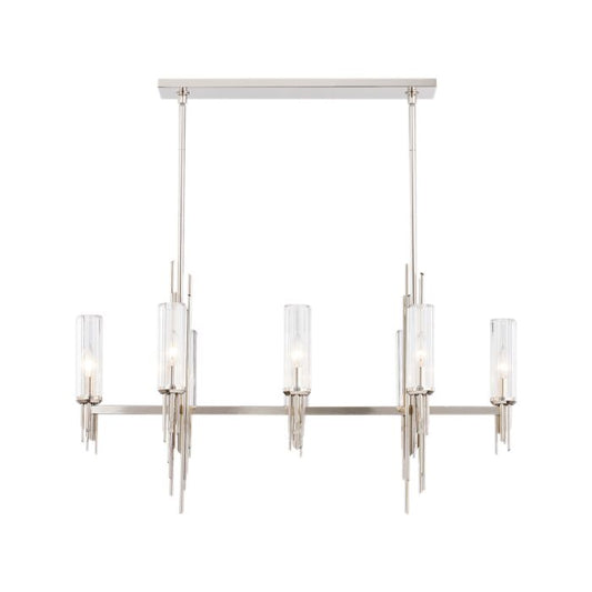 Torres 8-Light Pendant in Polished Nickel