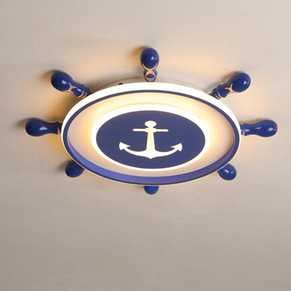 Anchor Insignia Flush Mount Ceiling Light Novelty LED Light