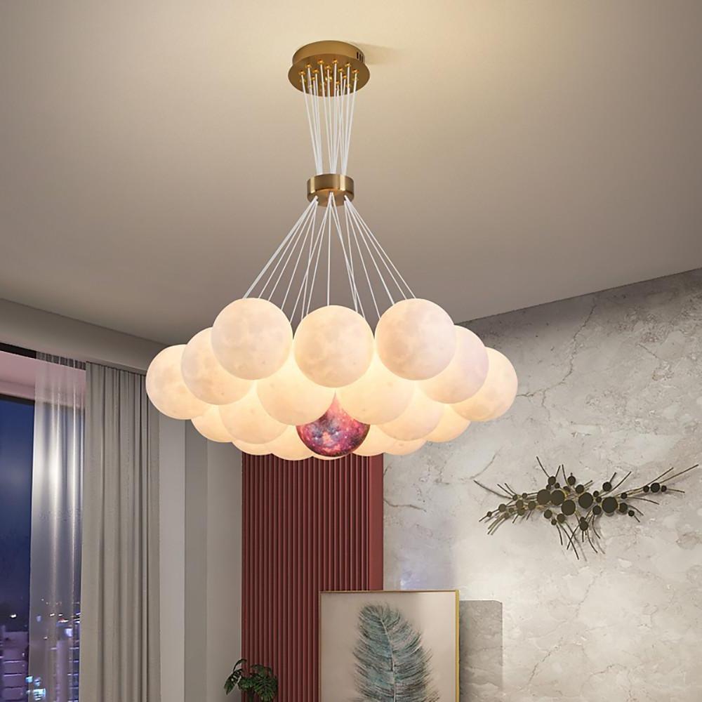 Modern Cluster Globe Chandelier Pendant Light Island Lights Hanging Lamp