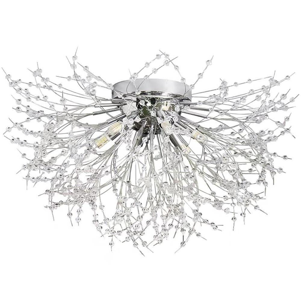 Classic Metal Crystal LED Traditional Flush Mount Lighting Ceiling Lights