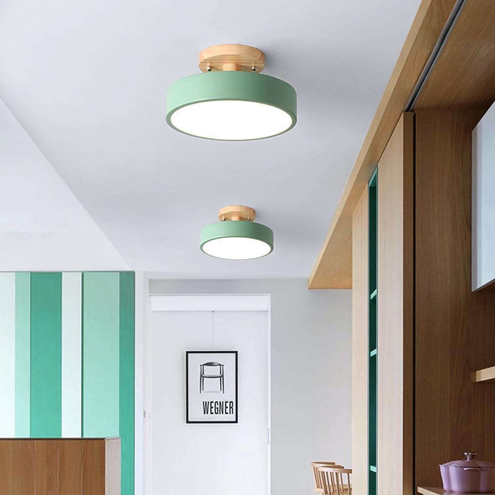 Round Shapes 3 Step Dimming LED Modern Flush Mount Lighting Ceiling Light