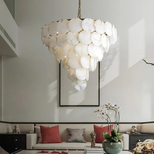 Natural Marble Modern Chandelier