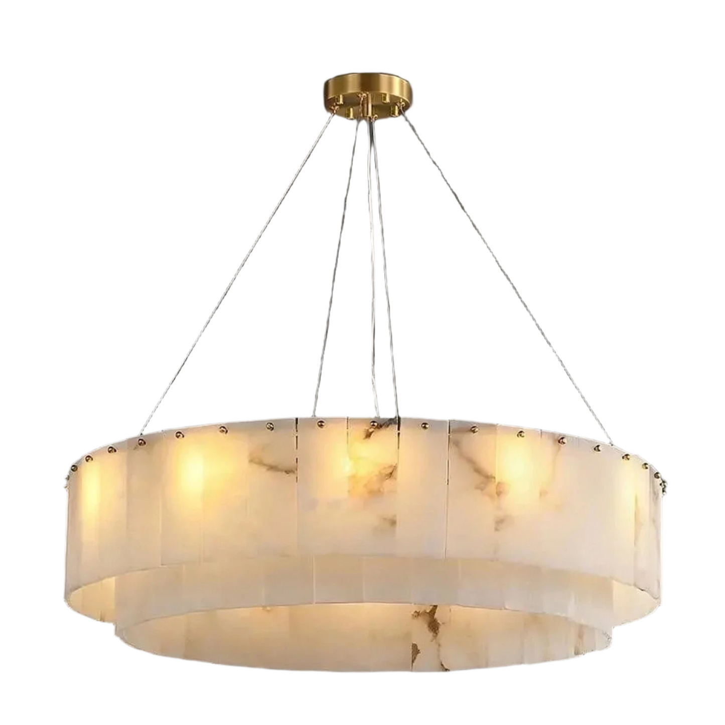 Moonshade Natural Marble Chandelier