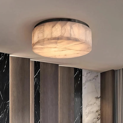 Moonshade Natural Marble Ceiling Light Fixture