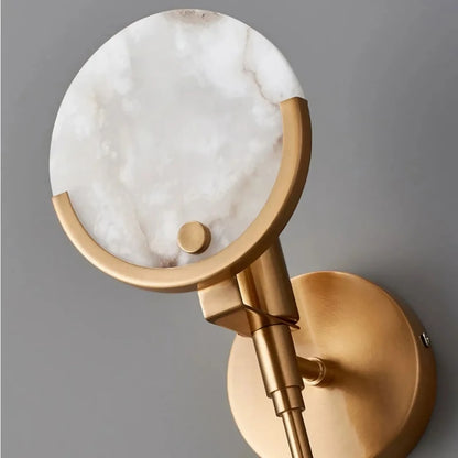 Natural Marble Wall Light Sconce