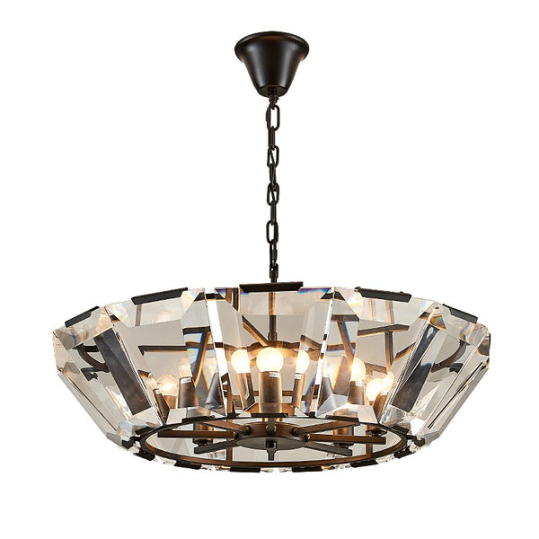 Postmodern style 8 lights acrylic chandelier