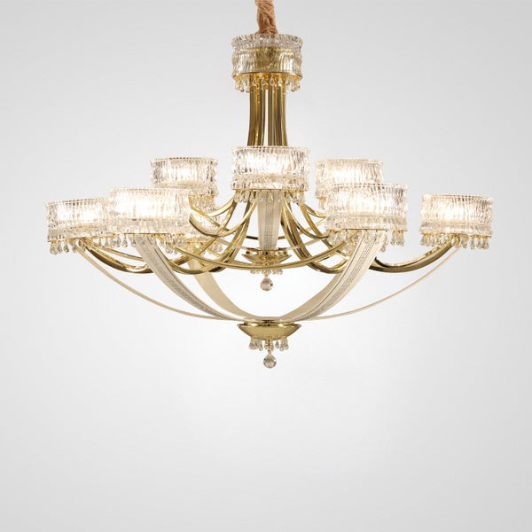 Ceenwe modern style crystal 9 lights beautiful chandelier