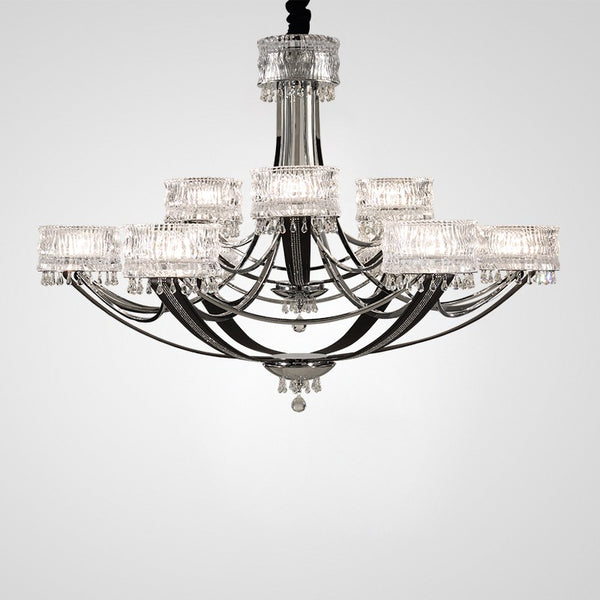 Ceenwe modern style crystal 9 lights beautiful chandelier