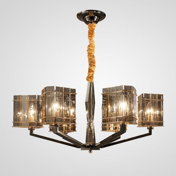 Postmodern American style design 6 lights beautiful chandelier