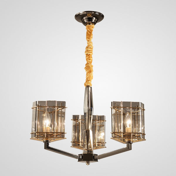 Postmodern American style design 3 lights beautiful chandelier