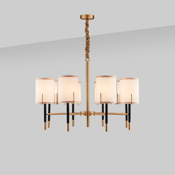 Postmodern style gold indoor 8 lights chandelier