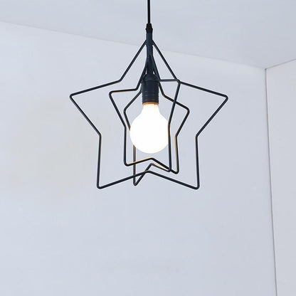 Multiple Star Shaped LED Modern Pendant Light Hanging Lamp Island Lights