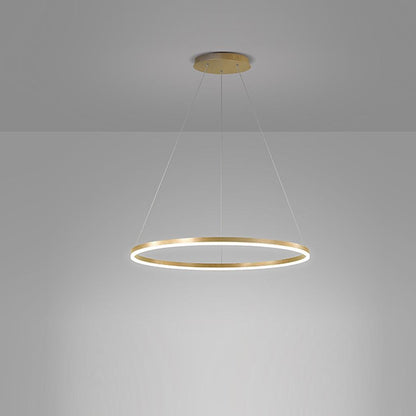 Circle LED Modern Chandelier Pendant Light Hanging Lamp Island Lights