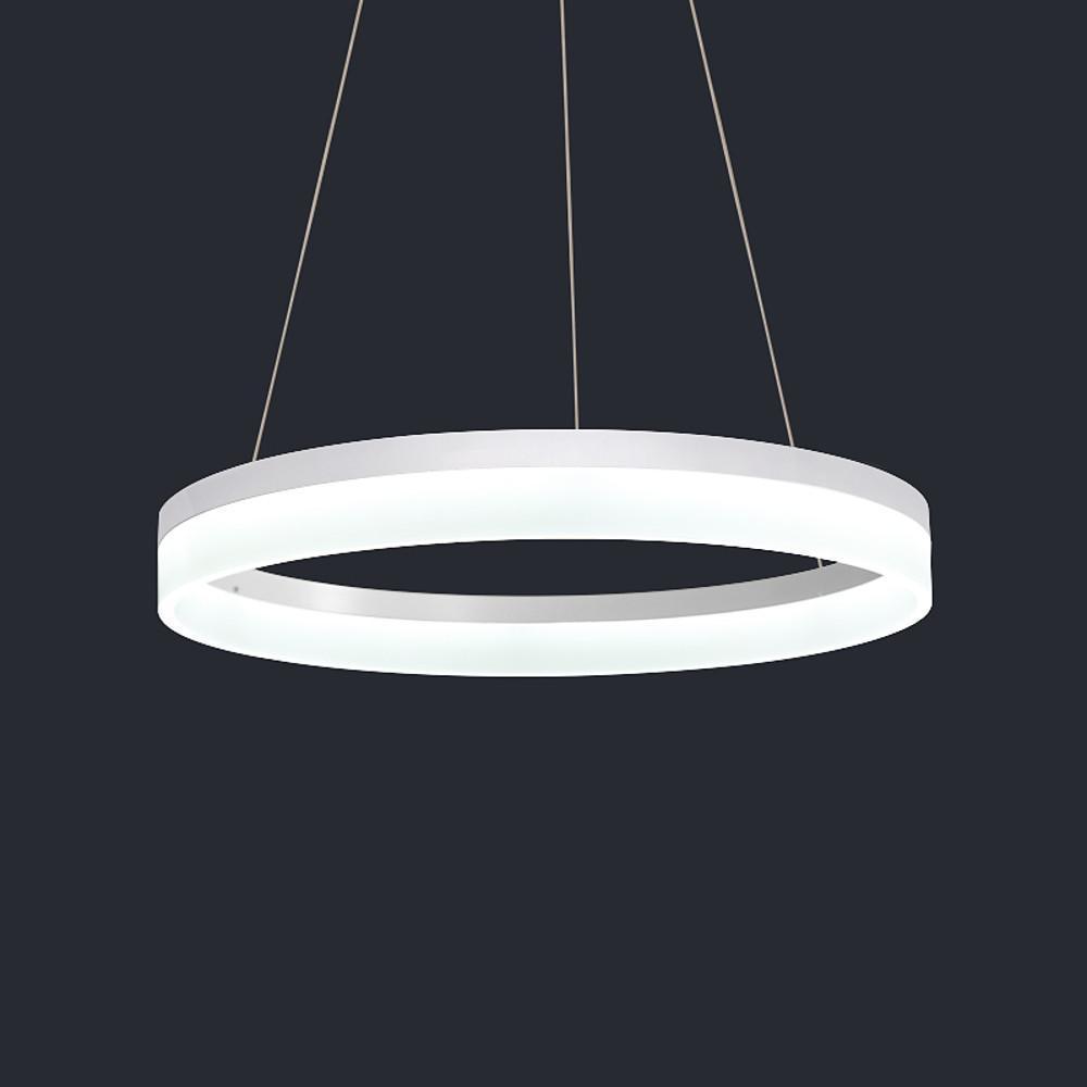 Thick Circle Modern Acrylic Pendant Lighting LED Kitchen Dining Room Lighting Ceiling Light