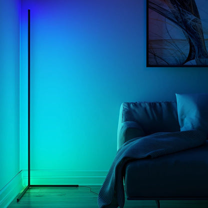 Remote Control RGB Dimmable LED Corner Floor Lamp