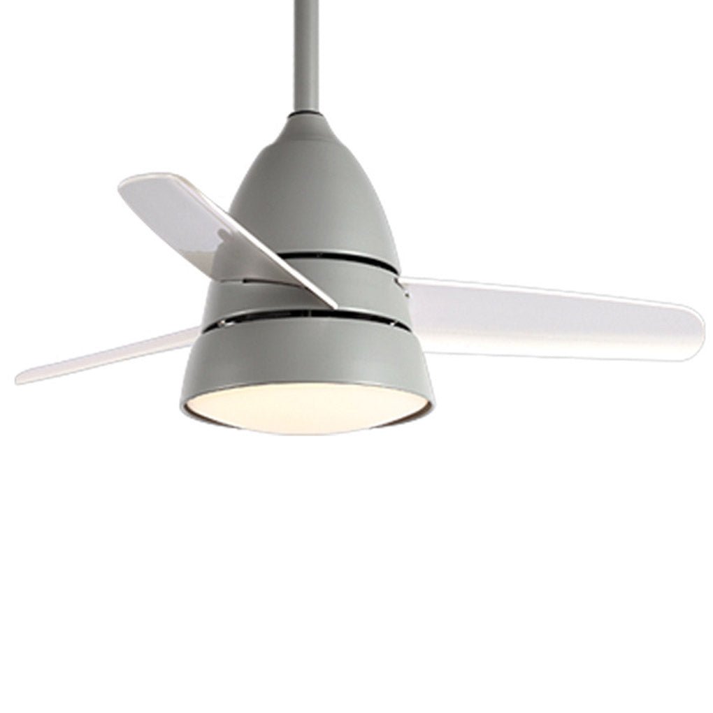 Modern Upgrade 3-color Adjustable Light Ceiling Fan Ultra Silent for Kids Room