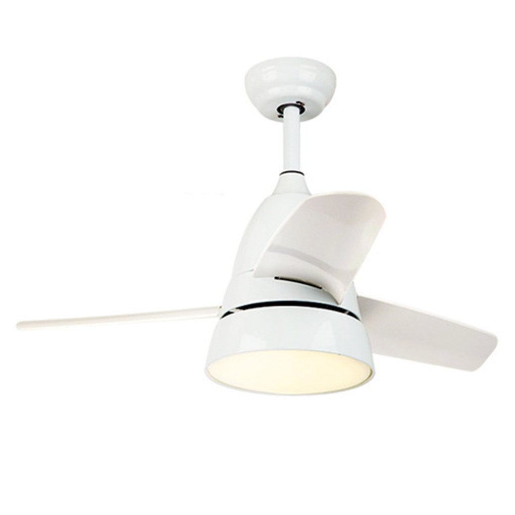 Modern Upgrade 3-color Adjustable Light Ceiling Fan Ultra Silent for Kids Room