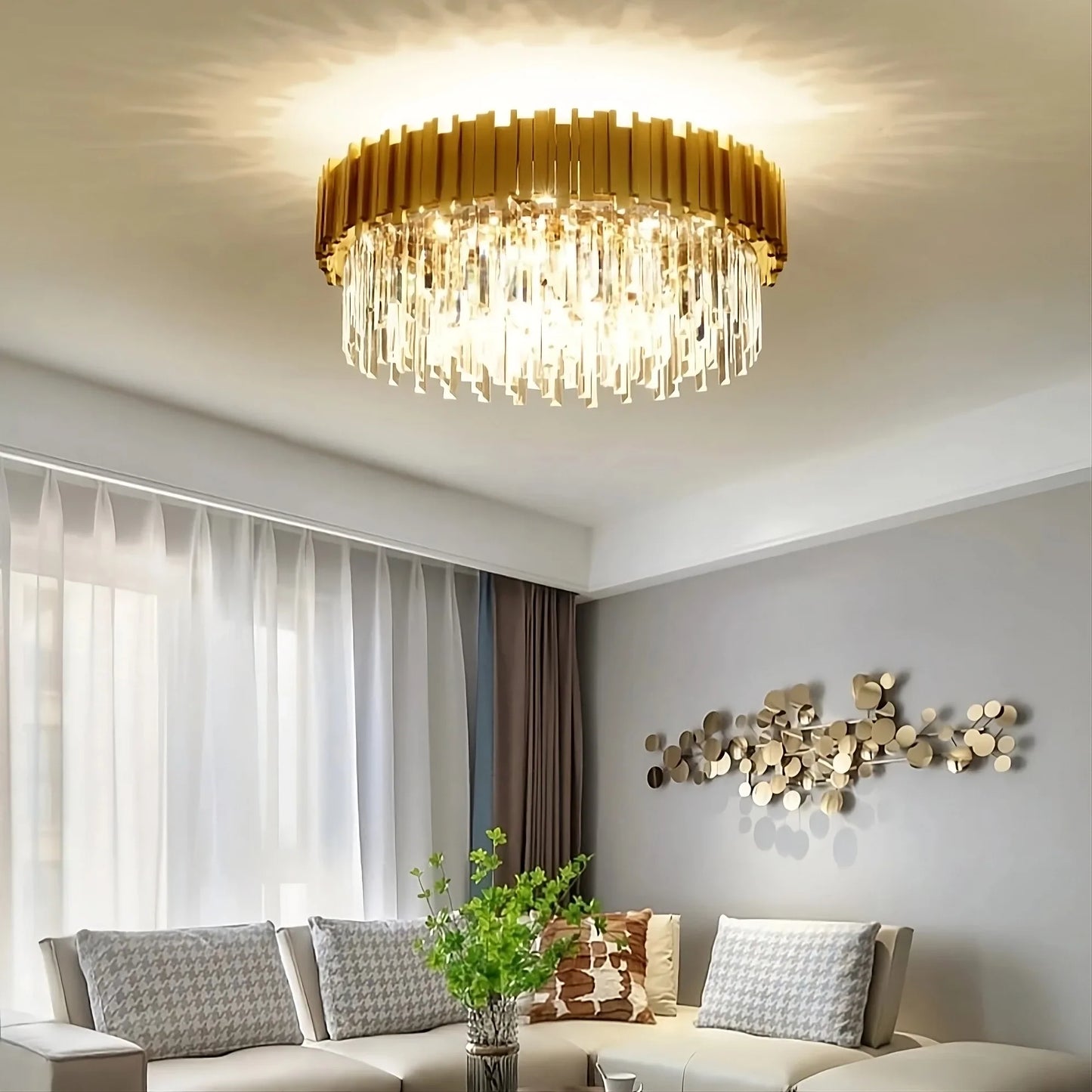 Gio Flush Mount Chandelier